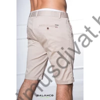 Balance svédzsebes bézs rugalmas vászon Wern sort, rövidnadrág