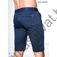 Balance svédzsebes sötétkék rugalmas vászon Wern sort, rövidnadrág