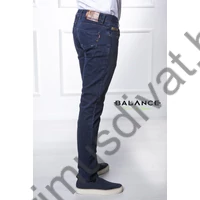 Balance sötétkék rugalmas Redbong farmernadrág. Regular-fit kicsit lazább, de nem bő fazon