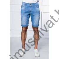 Balance világos koptatású rugalmas Peroni farmer rövidnadrág, bermuda