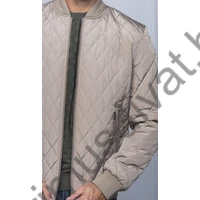 Balance bomber fazonú, vatelinnal bélelt vízlepergetős steppelt drapp Stepy dzseki