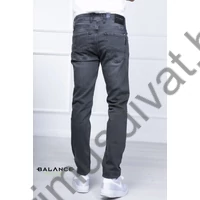 Balance egyenletes koptatású szürke rugalmas, enyhén szűkített szárú Hegel farmernadrág