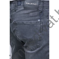 Balance egyenletes koptatású szürke rugalmas, enyhén szűkített szárú Hegel farmernadrág