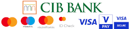 Webáruházunkban a CIB bank biztonságos kártyás fizetési megoldásával is fizethet