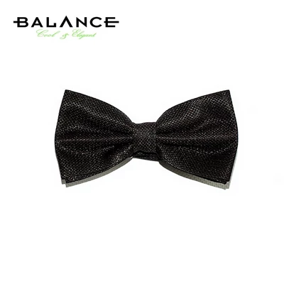 Balance szövött apró mintás fekete csokornyakkendő
