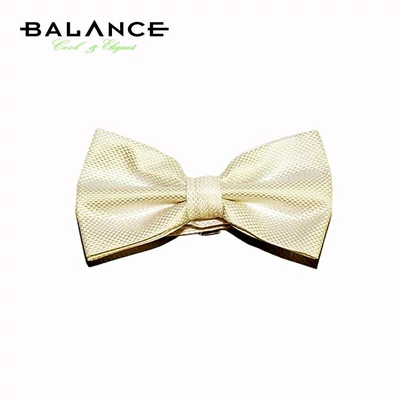 Balance szövött apró mintás ekrü (csontszínű) csokornyakkendő Balance szövött apró mintás ekrü (csontszínű) csokornyakkendő