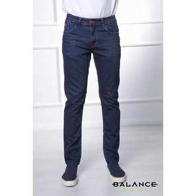 Balance sötétkék rugalmas Redbong farmernadrág. Regular-fit kicsit lazább, de nem bő fazon